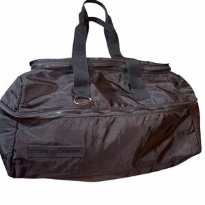 Paco Rabanne Black Nylon Duffel Bag